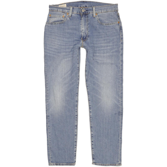 Levi's 502 Men Blue Tapered Regular Stretch Jeans W32 L29