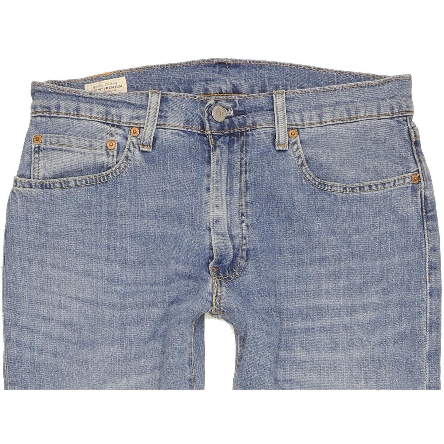 Levi's 502 Men Blue Tapered Regular Stretch Jeans W32 L29