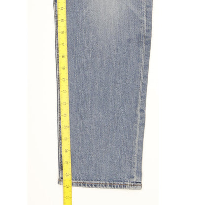 Levi's 502 Men Blue Tapered Regular Stretch Jeans W32 L29