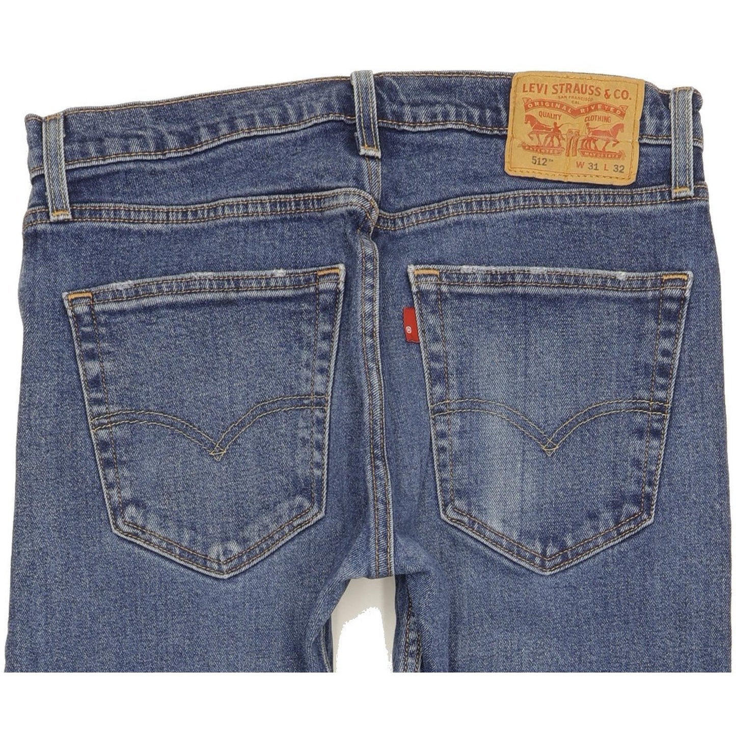 Levi's 512 Men Blue Tapered Slim Stretch Jeans W31 L31