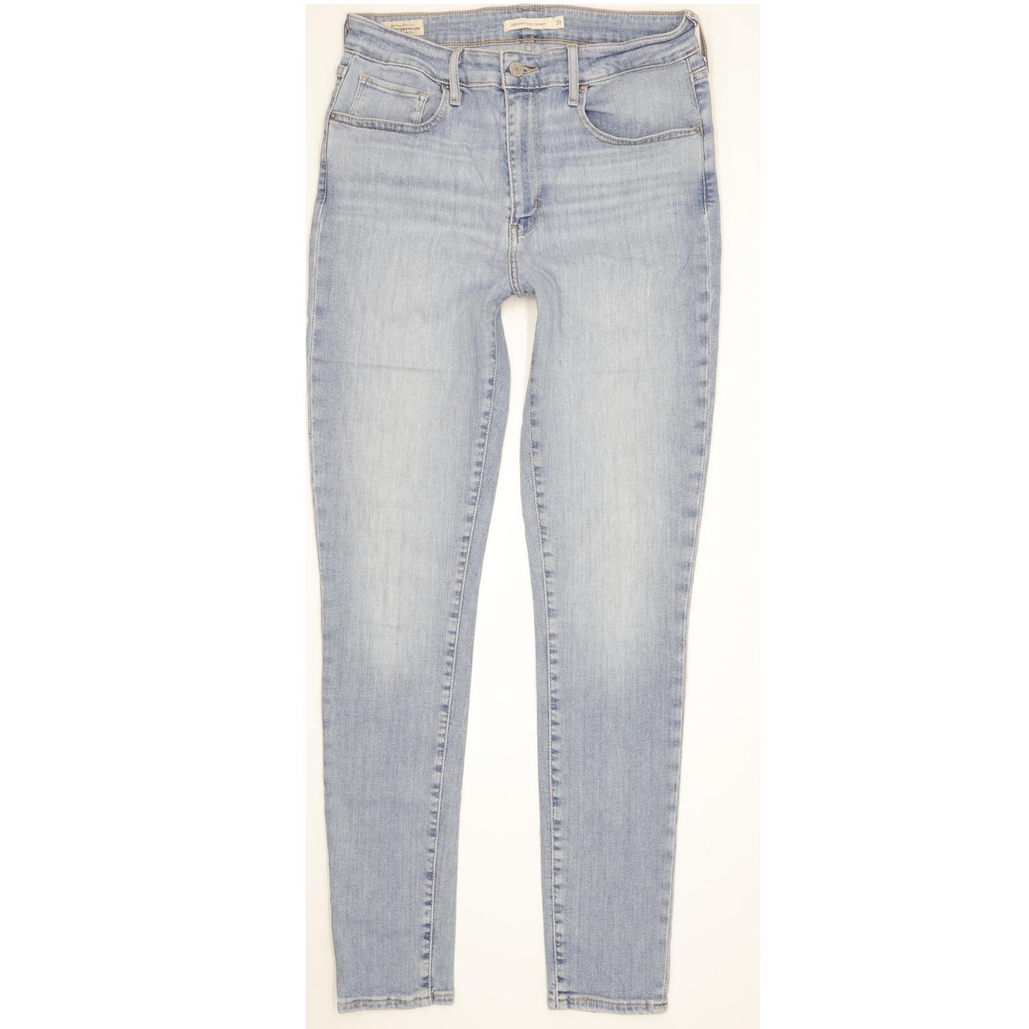 Levi's 721 Blue Skinny Slim Stretch Jeans High Waisted W31 L32