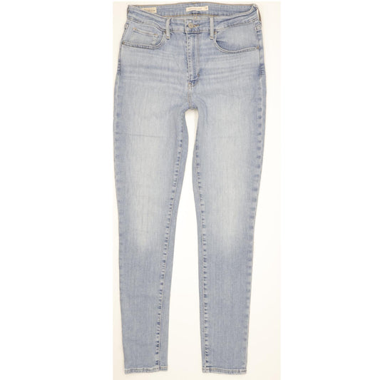 Levi's 721 Blue Skinny Slim Stretch Jeans High Waisted W31 L32