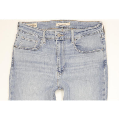 Levi's 721 Blue Skinny Slim Stretch Jeans High Waisted W31 L32