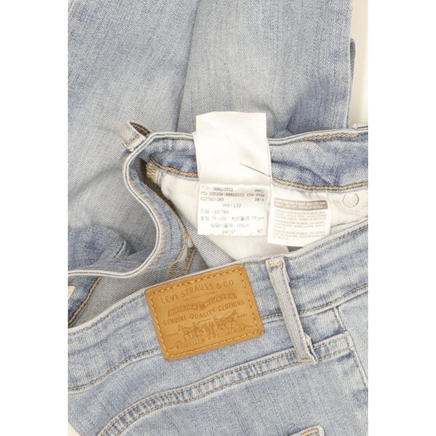 Levi's 721 Blue Skinny Slim Stretch Jeans High Waisted W31 L32