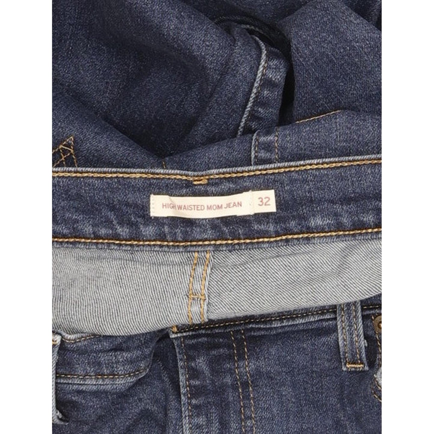 Levi's Blue Tapered Slim Mom Stretch Jeans High Waisted W32 L29