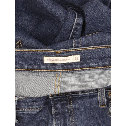 Levi's Blue Tapered Slim Mom Stretch Jeans High Waisted W32 L29