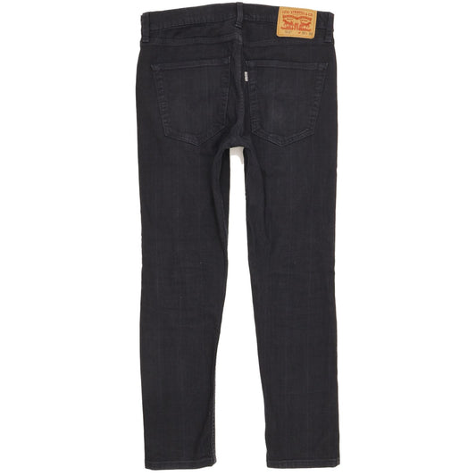Levi's 512 Men Navy Tapered Slim Stretch Jeans W32 L29