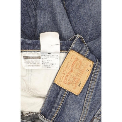 Levi's 511 Men Blue Straight Slim Stretch Jeans W32 L33