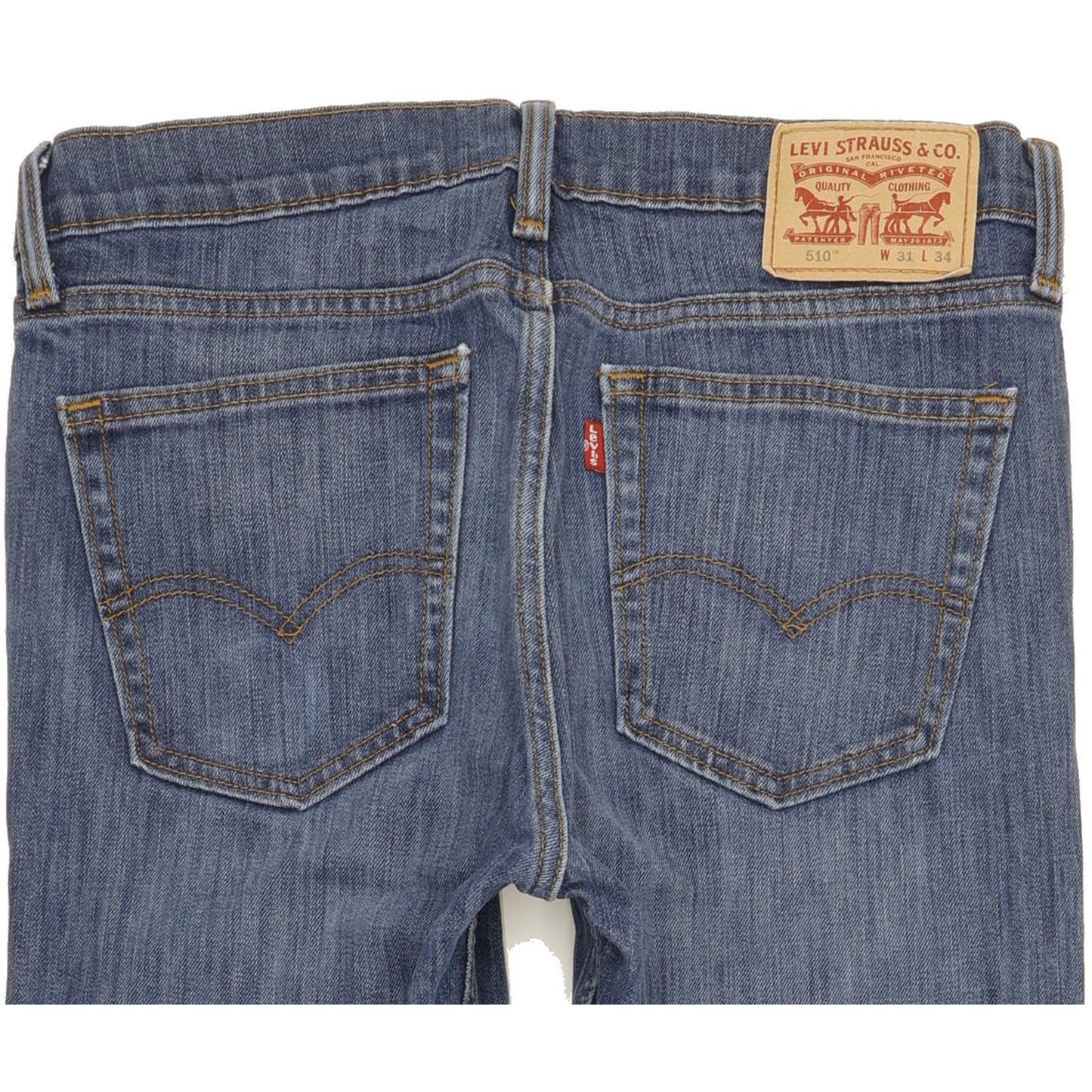Levi's 510 Men Blue Skinny Slim Stretch Jeans W31 L33