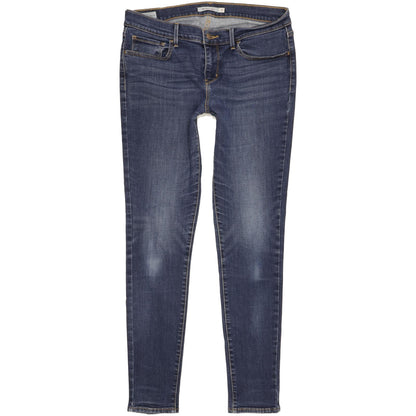 Levi's 710 Super Women Blue Skinny Slim Stretch Jeans W31 L31