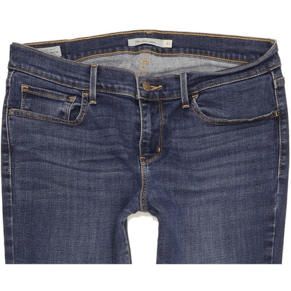 Levi's 710 Super Women Blue Skinny Slim Stretch Jeans W31 L31