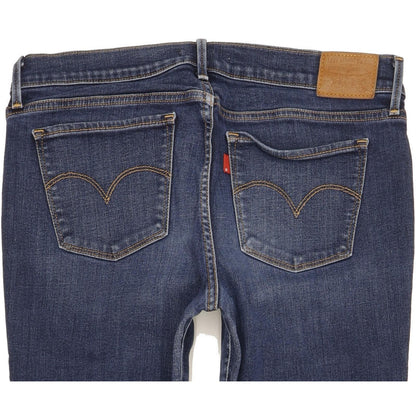 Levi's 710 Super Women Blue Skinny Slim Stretch Jeans W31 L31