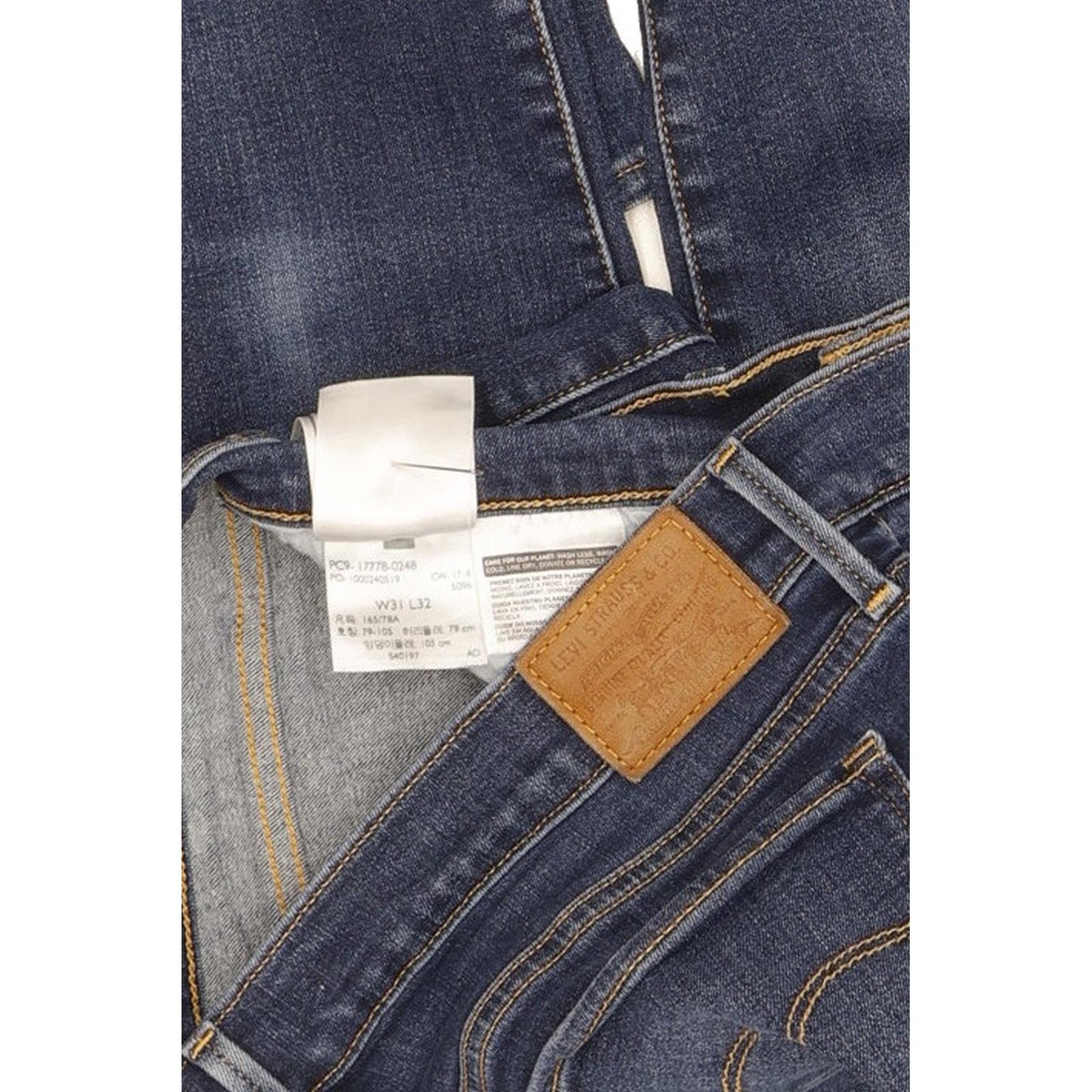 Levi's 710 Super Women Blue Skinny Slim Stretch Jeans W31 L31