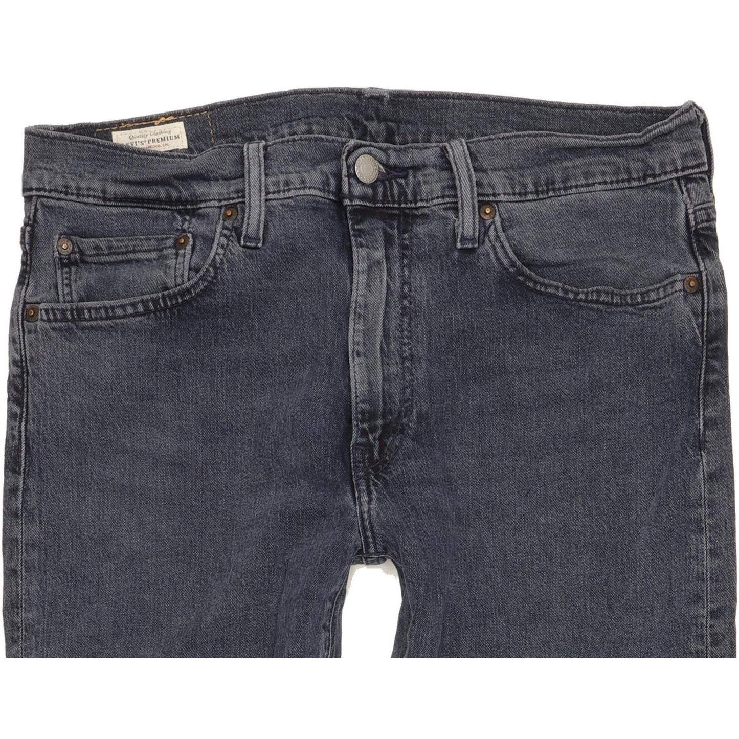 Levi's 502 Men Blue Tapered Regular Stretch Jeans W33 L29