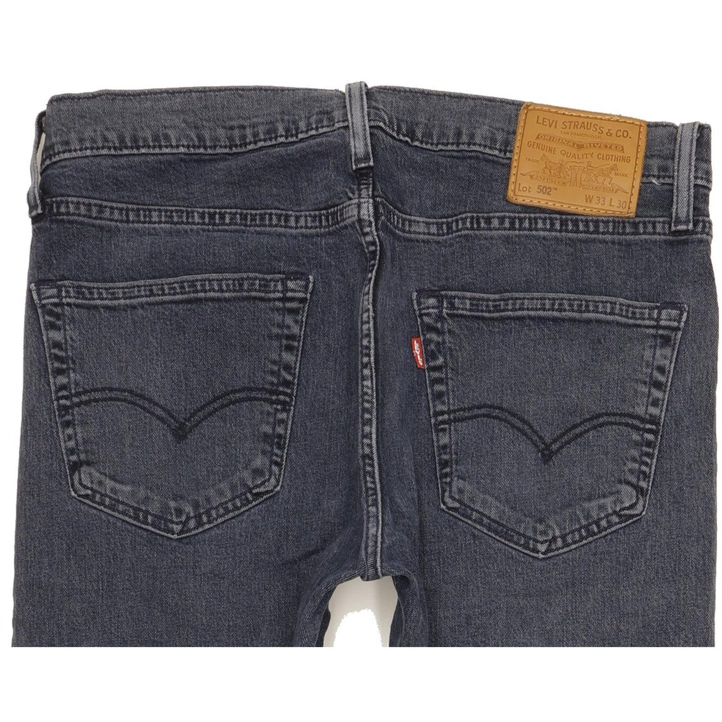 Levi's 502 Men Blue Tapered Regular Stretch Jeans W33 L29