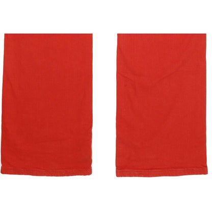 Lee Knox Men Red Straight Regular Stretch Jeans W36 L34