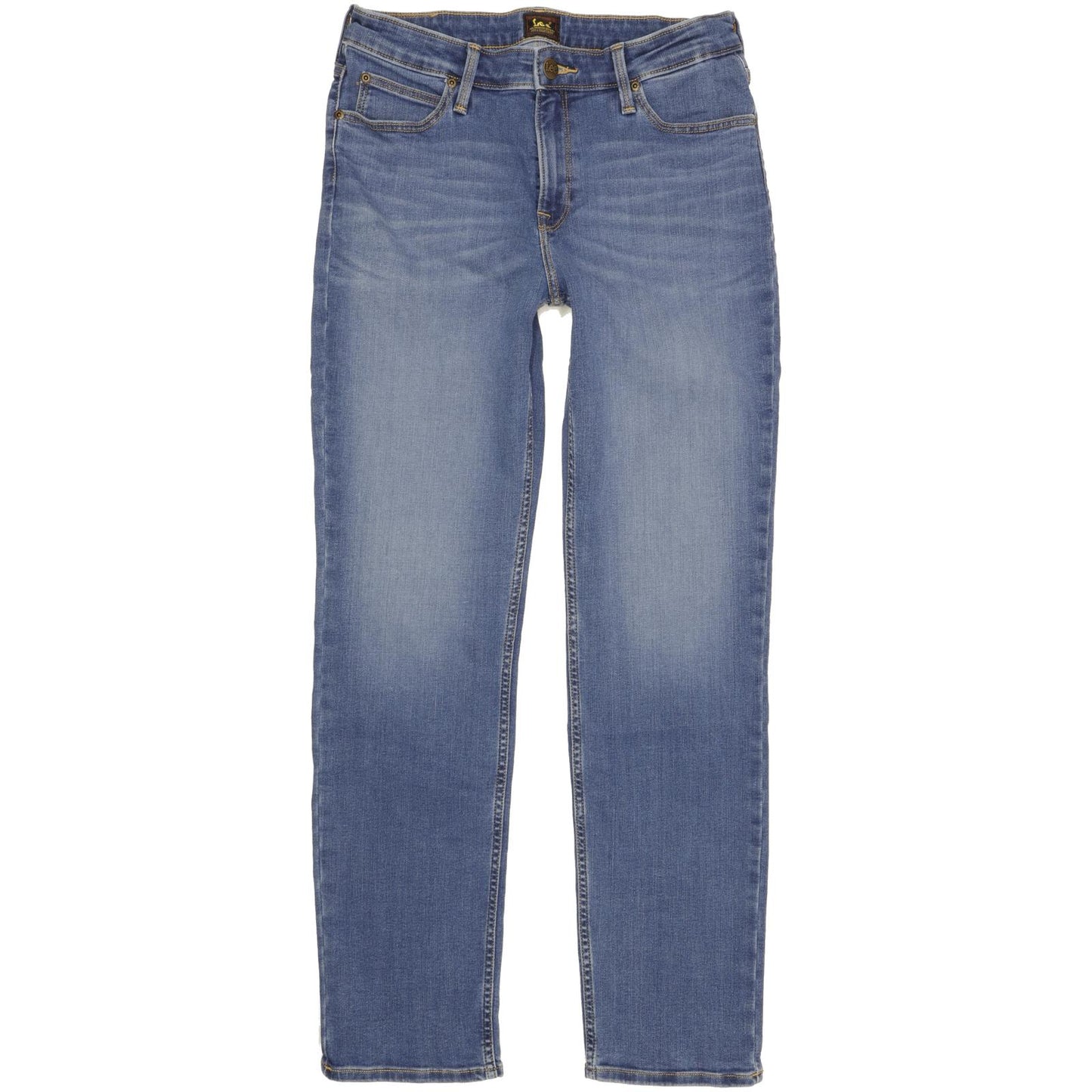 Lee Marion Women Blue Straight Slim Stretch Jeans W31 L30