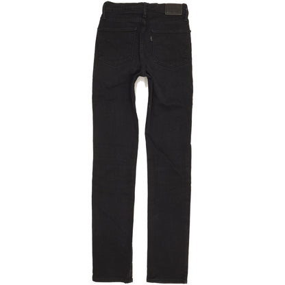 Levi's 724 Women Black Straight Slim Stretch Jeans W26 L32
