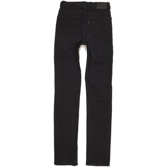 Levi's 724 Women Black Straight Slim Stretch Jeans W26 L32