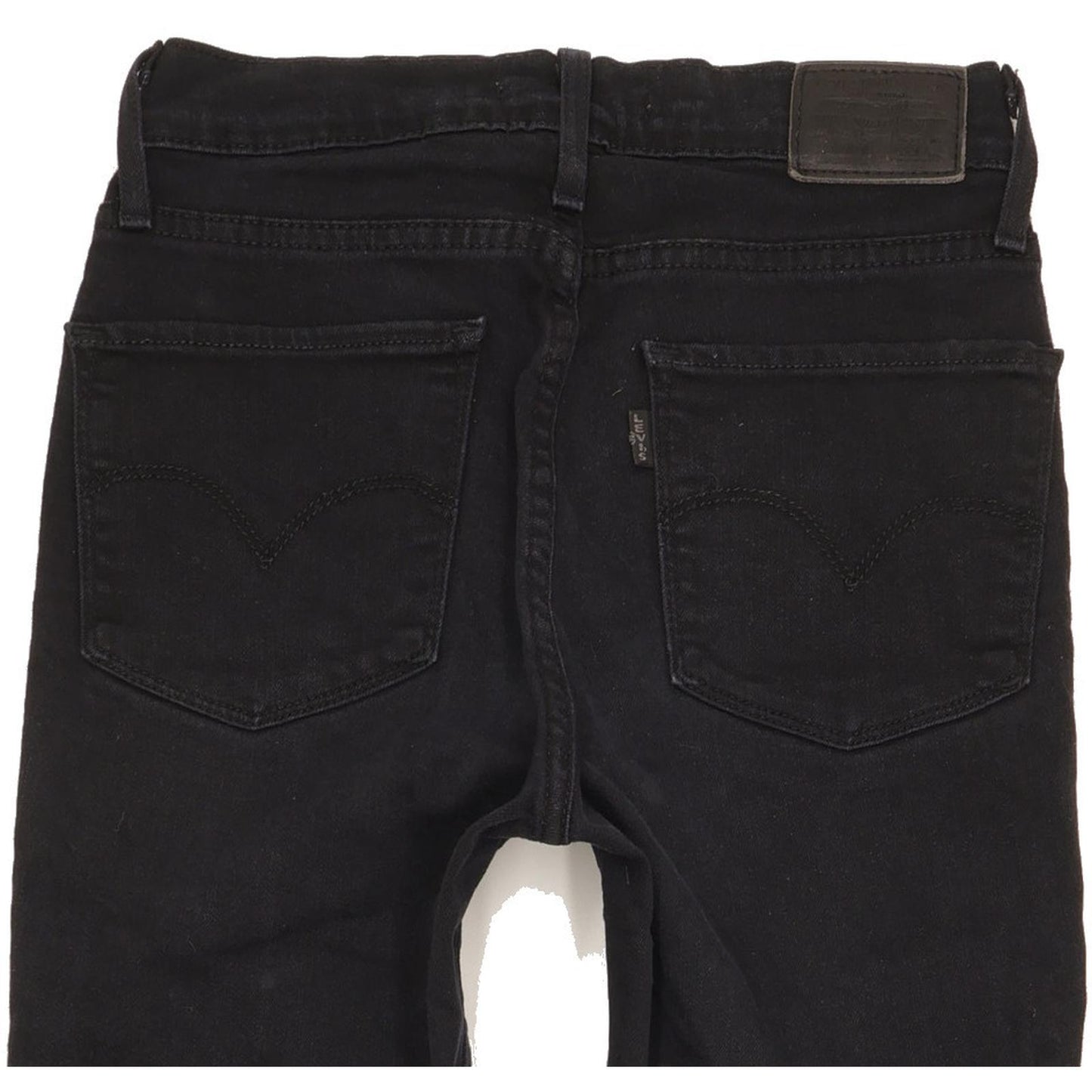 Levi's 724 Women Black Straight Slim Stretch Jeans W26 L32