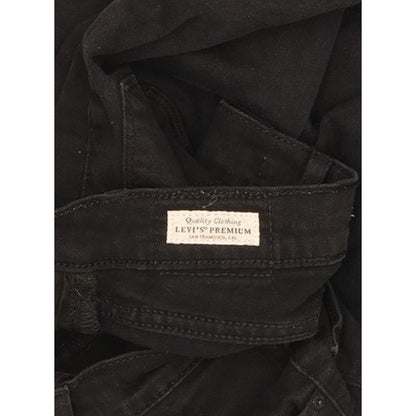 Levi's 724 Women Black Straight Slim Stretch Jeans W26 L32