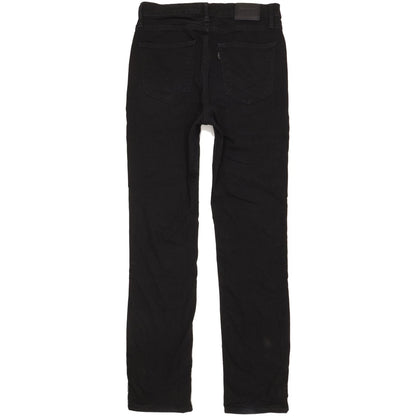 Levi's 724 Black Straight Slim Stretch Jeans High Waisted W30 L31