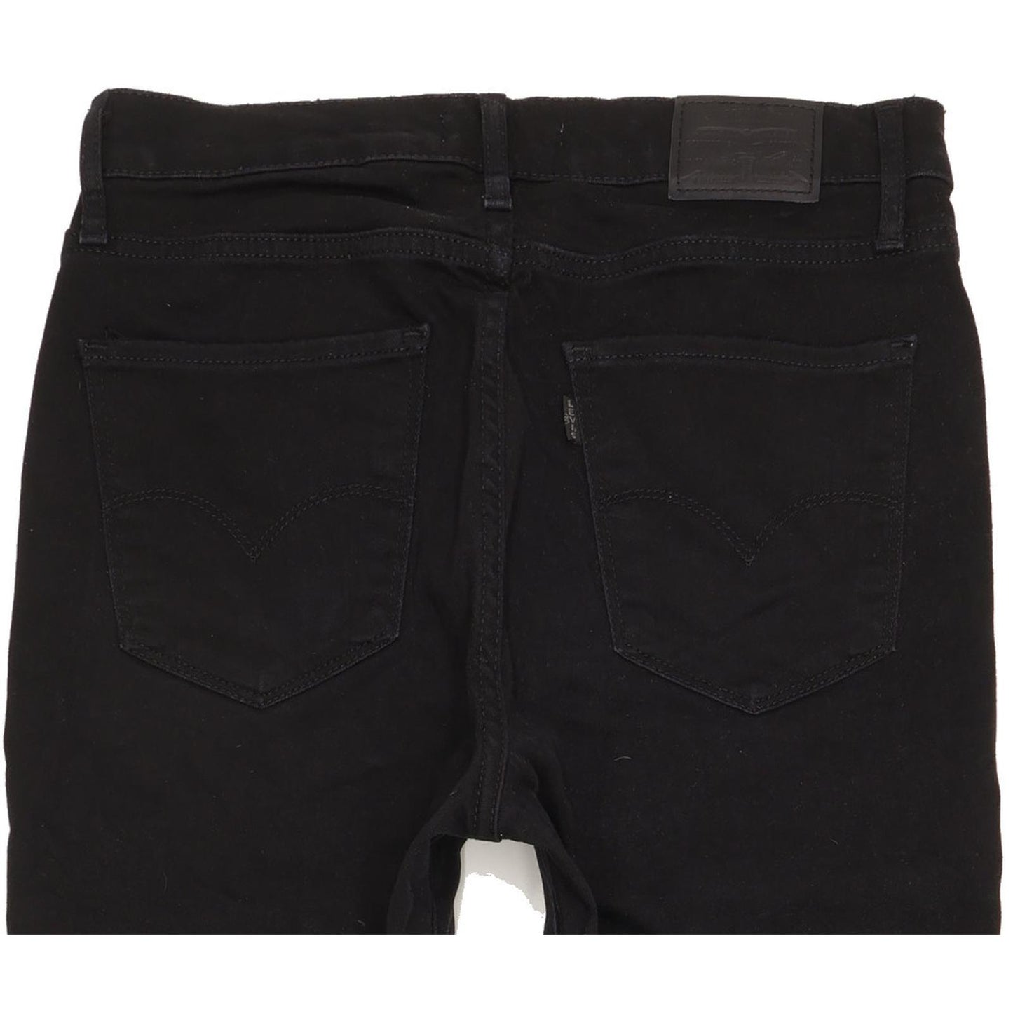 Levi's 724 Black Straight Slim Stretch Jeans High Waisted W30 L31