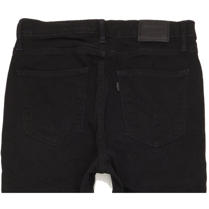 Levi's 724 Black Straight Slim Stretch Jeans High Waisted W30 L31