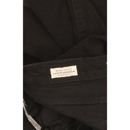 Levi's 724 Black Straight Slim Stretch Jeans High Waisted W30 L31