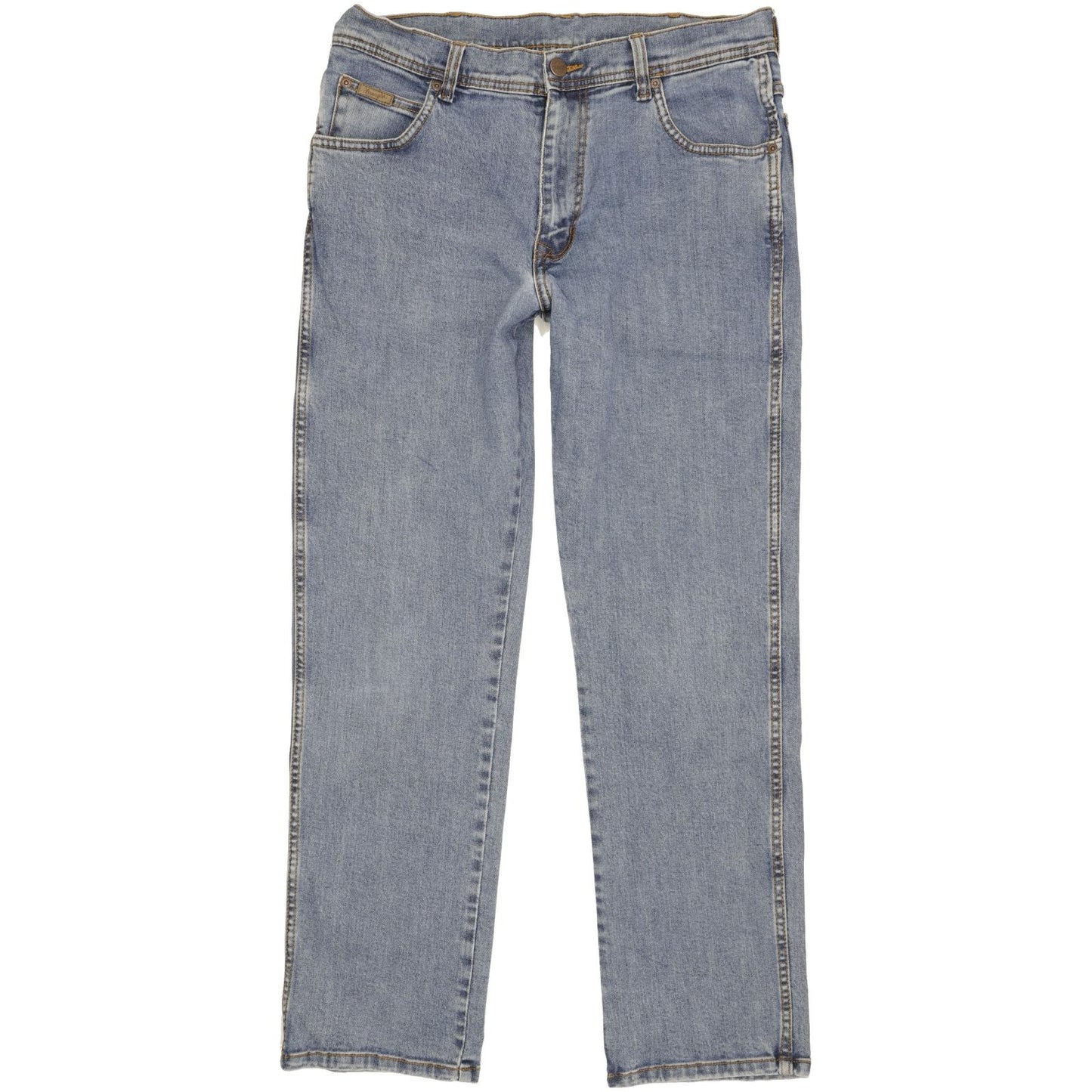 Wrangler Texas Men Blue Straight Regular Stretch Jeans W33 L30