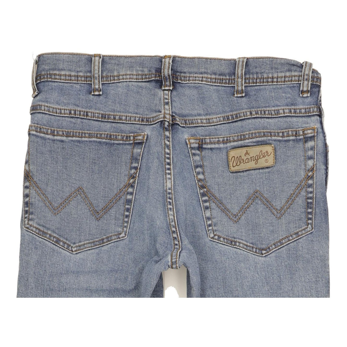 Wrangler Texas Men Blue Straight Regular Stretch Jeans W33 L30