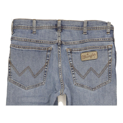Wrangler Texas Men Blue Straight Regular Stretch Jeans W33 L30