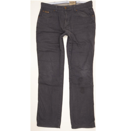 Wrangler Arizona Men Blue Straight Regular Stretch Jeans W33 L32