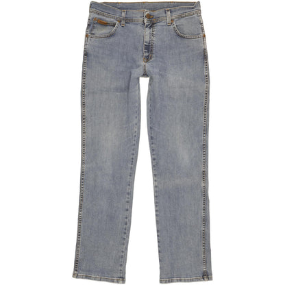 Wrangler Texas Men Blue Straight Regular Stretch Jeans W34 L32