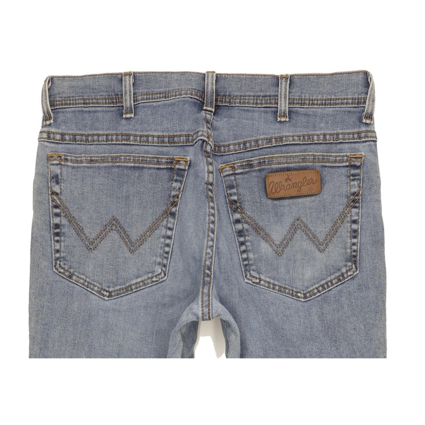 Wrangler Texas Men Blue Straight Regular Stretch Jeans W34 L32