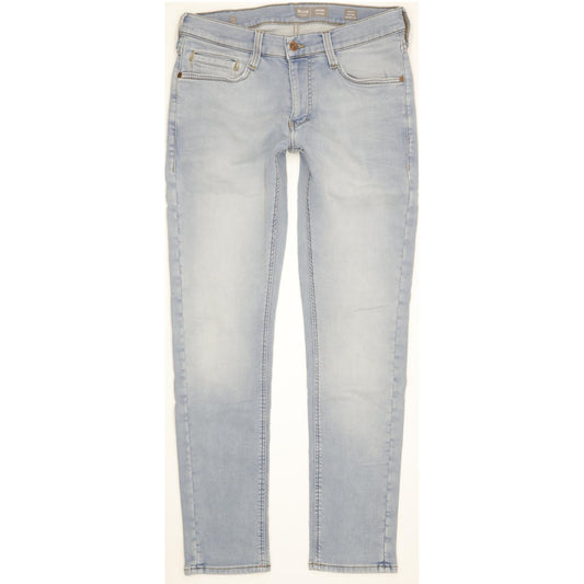 Mustang Oregon Men Blue Tapered Slim Stretch Jeans W32 L31