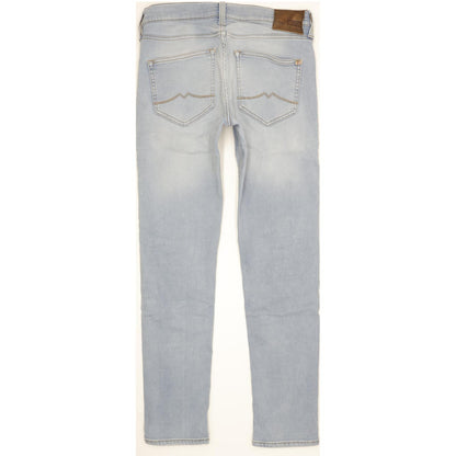 Mustang Oregon Men Blue Tapered Slim Stretch Jeans W32 L31