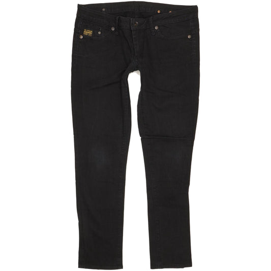 G-Star Midge Women Black Skinny Slim Stretch Jeans W32 L30