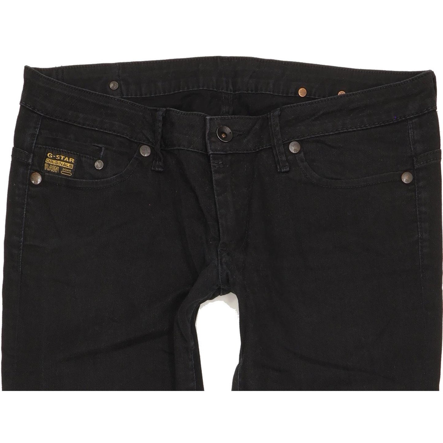 G-Star Midge Women Black Skinny Slim Stretch Jeans W32 L30