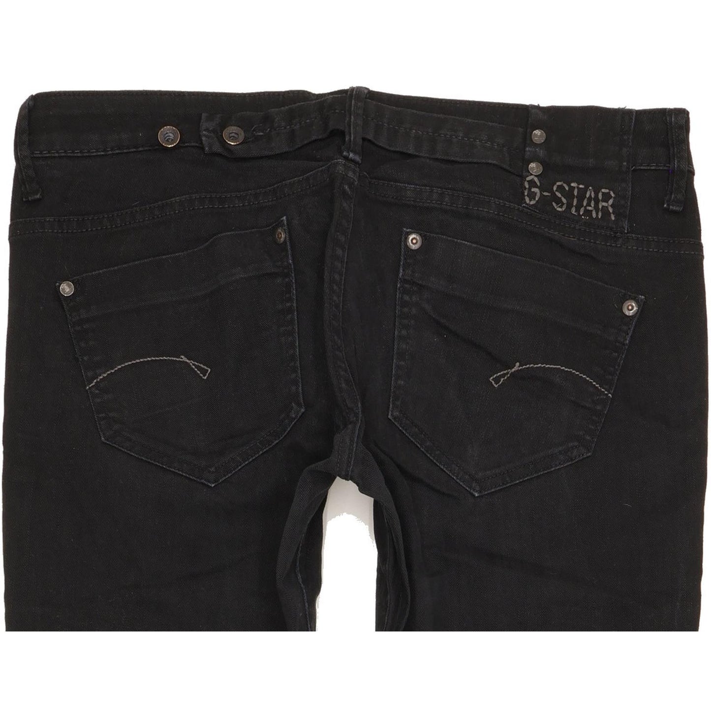 G-Star Midge Women Black Skinny Slim Stretch Jeans W32 L30