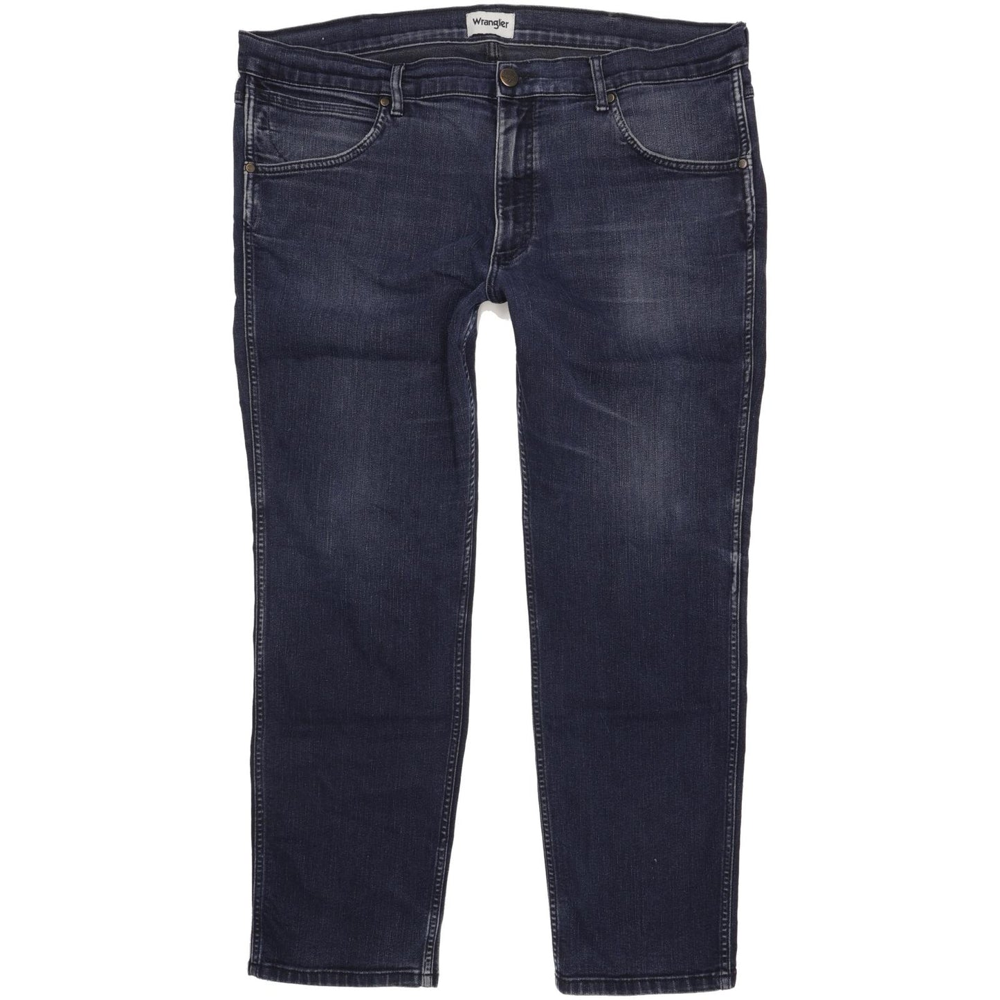 Wrangler Greensboro Men Blue Straight Regular Stretch Jeans W40 L29