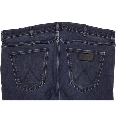Wrangler Greensboro Men Blue Straight Regular Stretch Jeans W40 L29