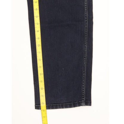 Wrangler Greensboro Men Blue Straight Regular Stretch Jeans W40 L29