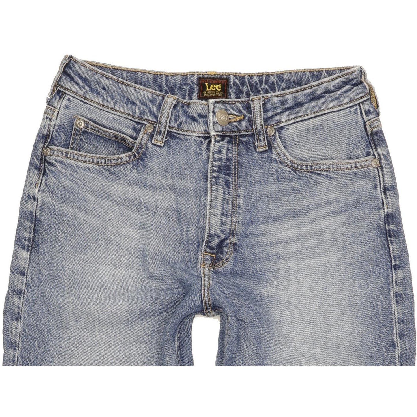 Lee Carol Blue Straight Regular Jeans High Waisted W28 L26