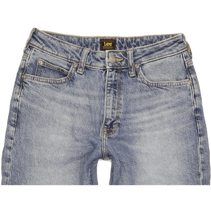 Lee Carol Blue Straight Regular Jeans High Waisted W28 L26