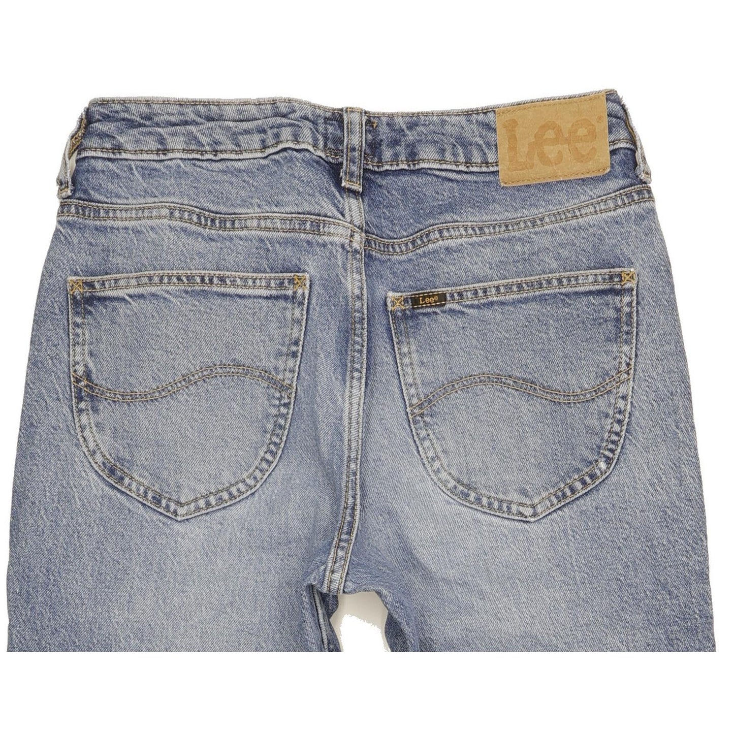 Lee Carol Blue Straight Regular Jeans High Waisted W28 L26