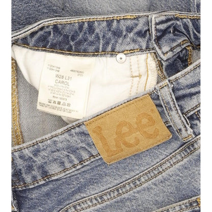 Lee Carol Blue Straight Regular Jeans High Waisted W28 L26
