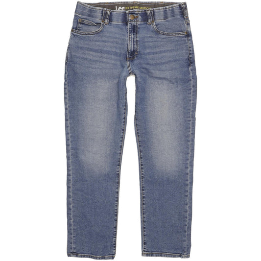Lee Men Blue Tapered Regular Jeans W34 L30