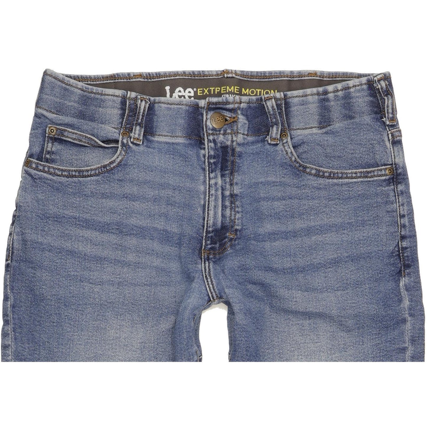 Lee Men Blue Tapered Regular Jeans W34 L30