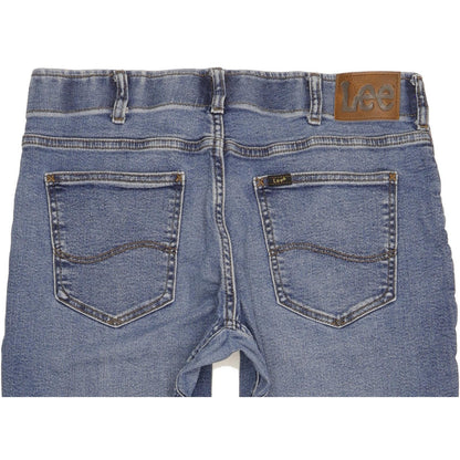 Lee Men Blue Tapered Regular Jeans W34 L30